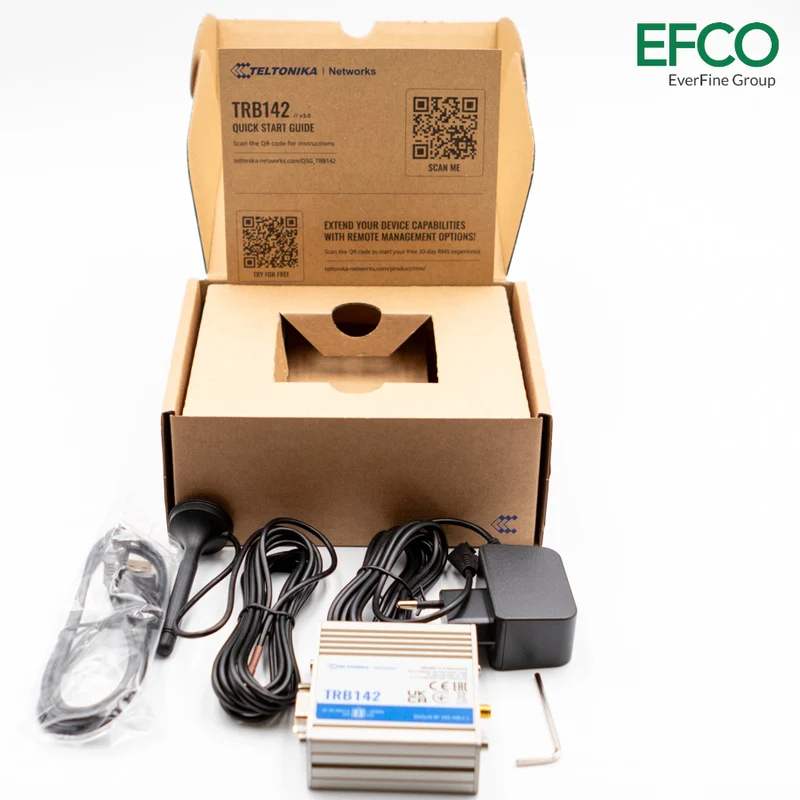 TRB142 Industrial 4G/LTE RS232 Gateway