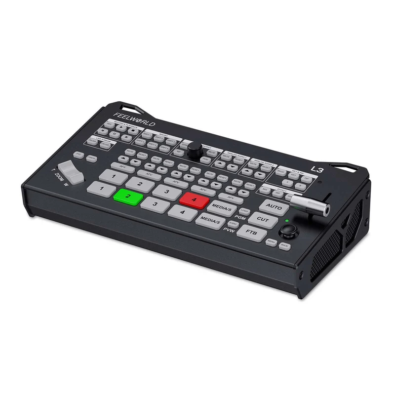 FEELWORLD L3 4 HDMI 1 UVC Eingang Multi-Kamera-Videomischer für Live-Streaming