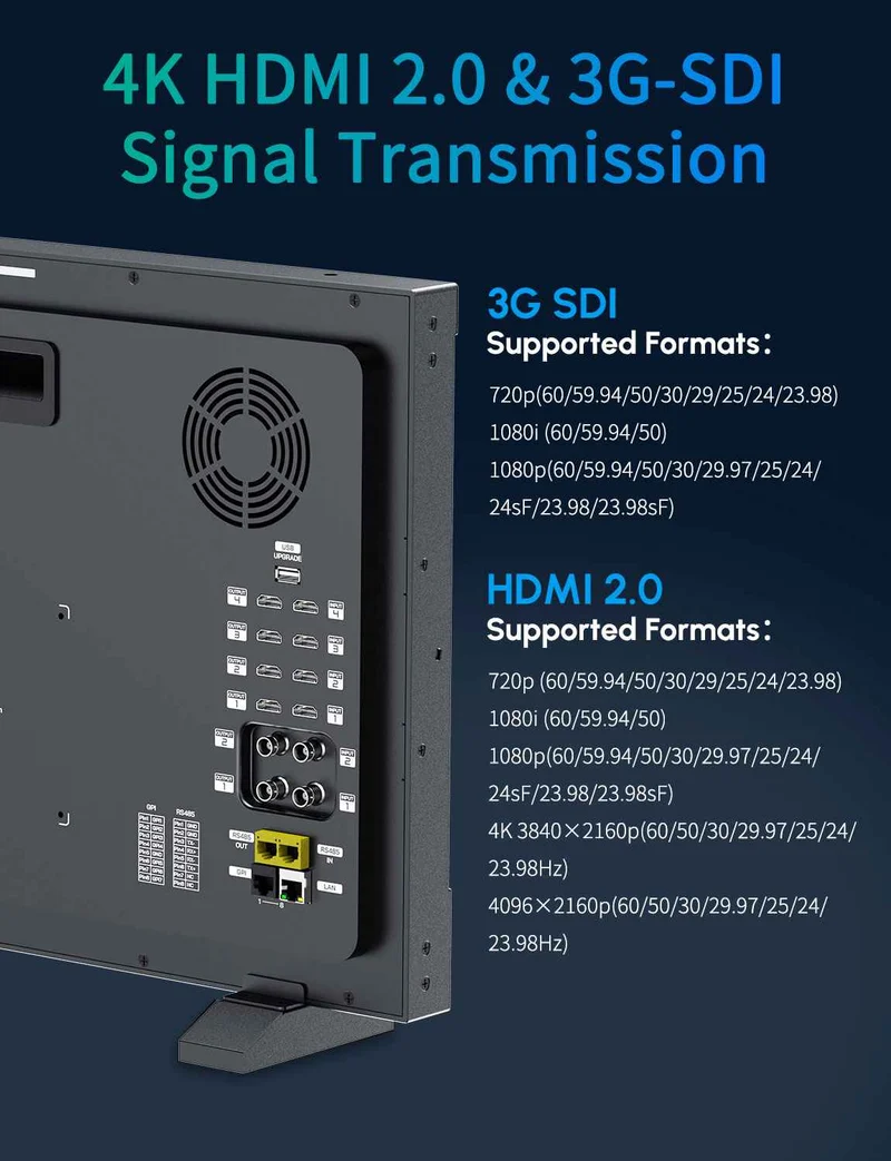 SEETEC M215S 21.5" 1000nit Multi View Broadcast Director Monitor 1920x1080 IPS 3G SDI HDMI 2.0 GPI-Steuerung