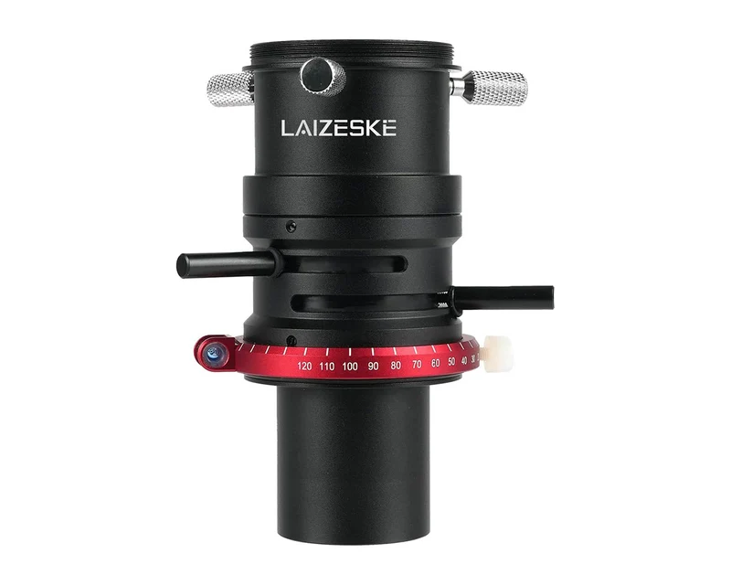 LAIZESKE 1.25"-Atmosphärendispersionskorrektor für die Beobachtung und Abbildung von Planeten und Monden, Teleskopzubehör mit Libelle