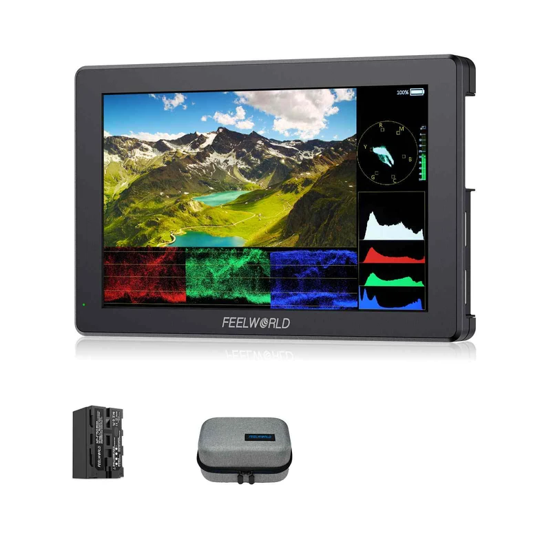 FEELWORLD T7 PRO 7 Zoll 2000nit Aluminium Feld-DSLR-Kameramonitor Ultrahell 4K HDMI 60