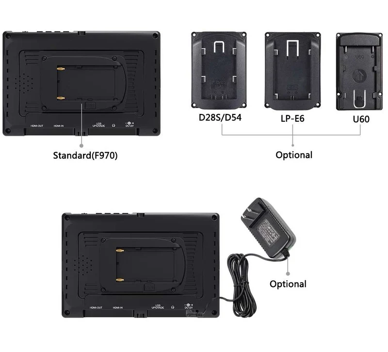 Feelworld 12 V 1.5 A Netzadapter für Kamera-Monitor, britischer Standard