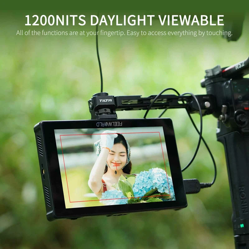 FEELWORLD F7 PLUS 7 Zoll 1200nit DSLR Kamera Feldmonitor Touchscreen 4K HDMI