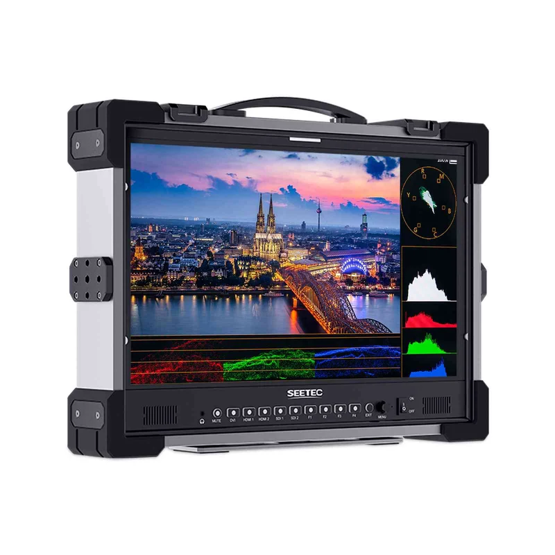 SEETEC P215 PRO-CO 21.5 Zoll 1000nit Hochheller tragbarer Broadcast-Schutzmonitor mit SDI HDMI