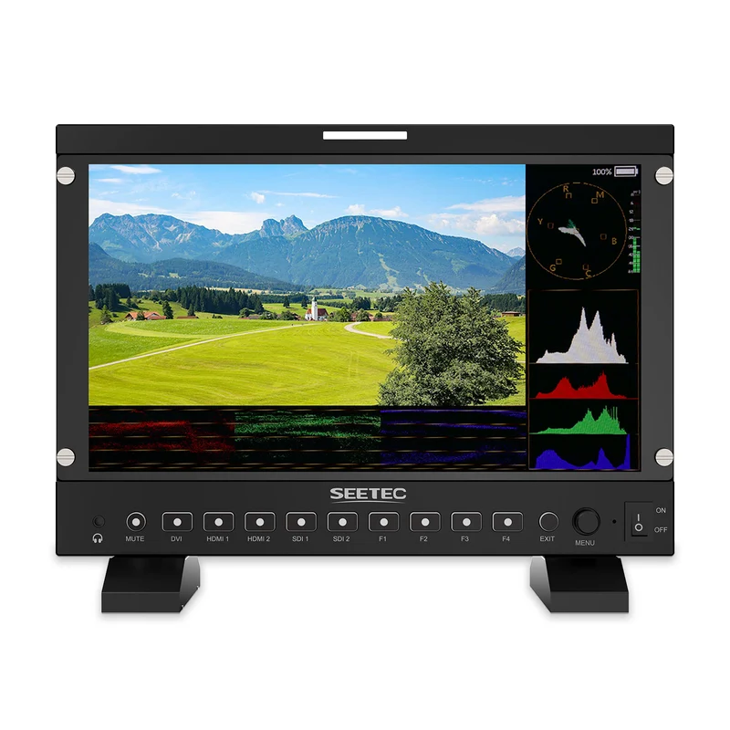 SEETEC P133 PRO 13.3 Zoll 1000nit Hochheller Broadcast-Monitor mit Waveform LUT HDMI SDI