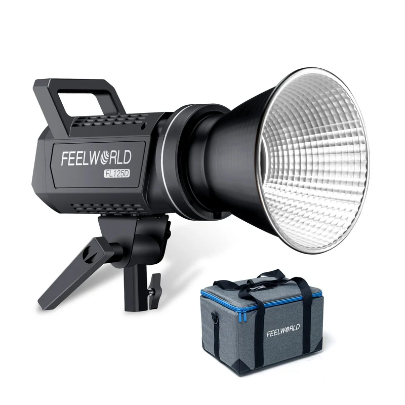 FEELWORLD FL125D 125 W 5600 K Tageslichtpunktquelle Studio-Videolicht APP-Steuerung