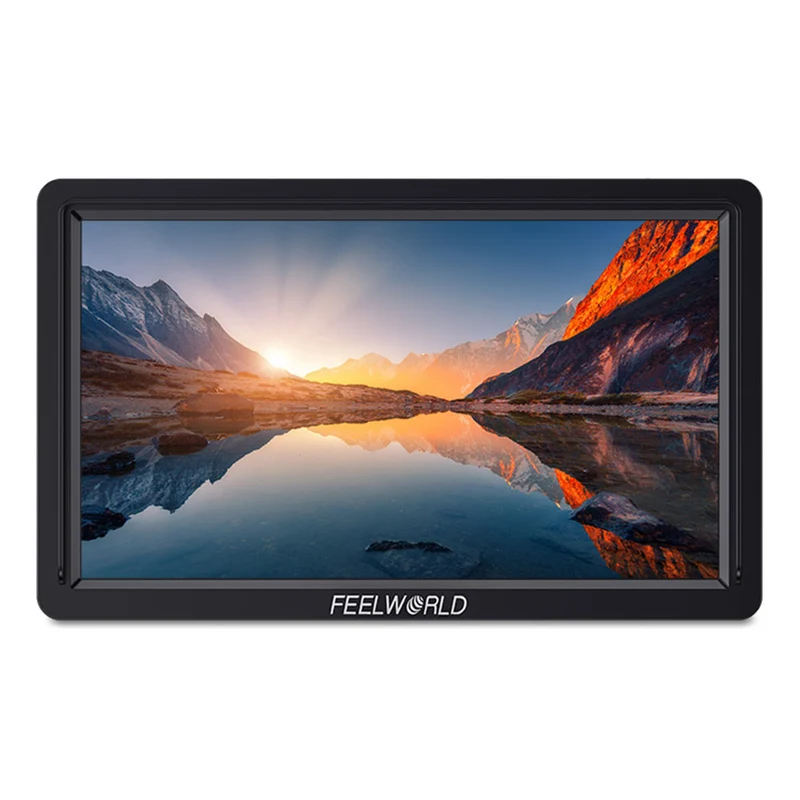 FEELWORLD FW568S 6-Zoll-Feldmonitor für DSLR-Kameras (450 cd/m²) mit externem Netzteil F970, SDI, 4K und HDMI