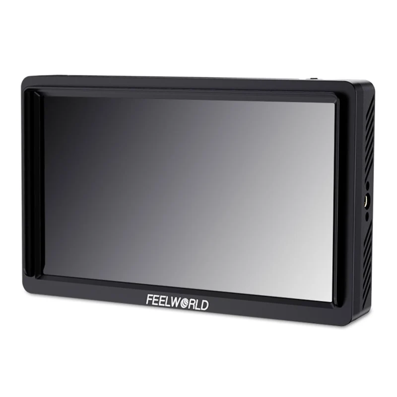 FEELWORLD FW568S 6-Zoll-Feldmonitor für DSLR-Kameras (450 cd/m²) mit externem Netzteil F970, SDI, 4K und HDMI