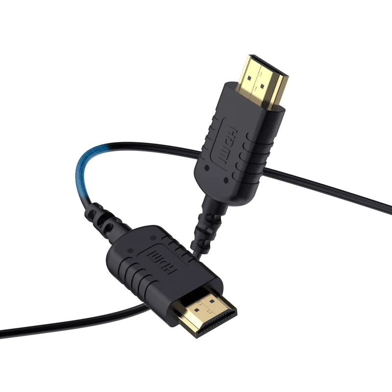 FEELWORLD Ultradünnes 4K-HDMI-zu-HDMI-Kabel 3 Fuß, 2.5 mm schlankes HDMI 2.0-Kabel, unterstützt High Speed ​​4K@60Hz 2160p 1080p 18 Gbit/s 3D HDR für Kamera, Camcorder, Monitor, Gimbal