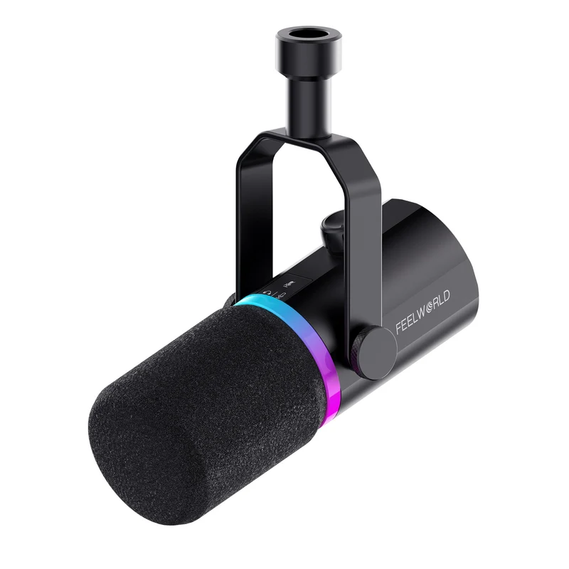 FEELWORLD PM1 XLR USB Dynamisches Mikrofon für Podcasting, Aufnahme, Gaming, Live-Streaming