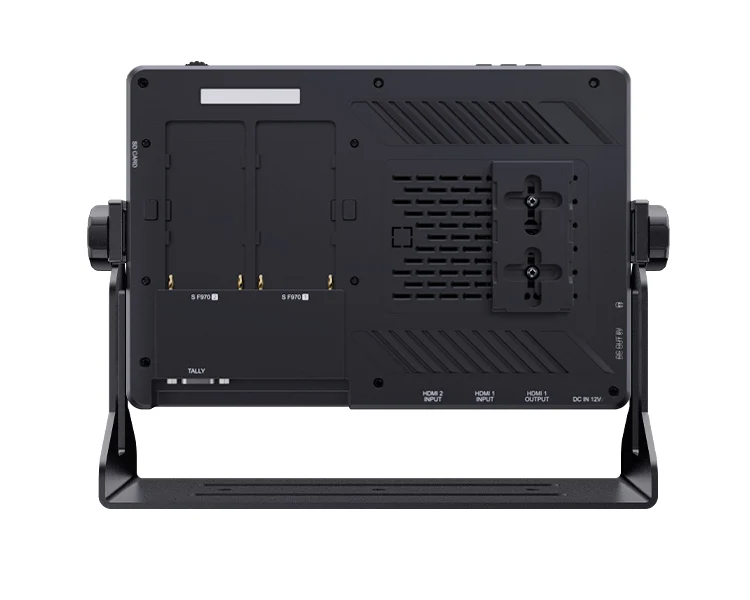 FEELWORLD LUT11H 10.1 Zoll ultraheller 2000nit DSLR-Kamera-Feldmonitor Touchscreen 4K HDMI F970 Externe Stromversorgung und Installationskit