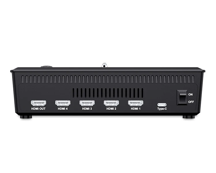 FEELWORLD L1 PLUS Multikamera-Videomischer-Umschalter 2" Touch-PTZ-Steuerung 4K-Eingang Live-Streaming