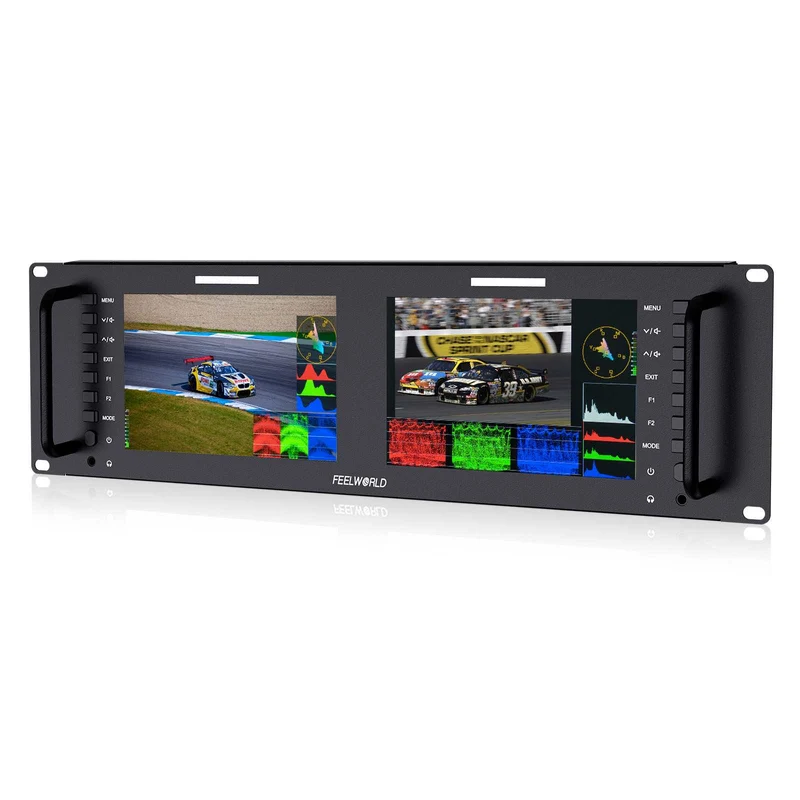 FEELWORLD D71 PLUS 7 Zoll 3RU HDMI SDI Rackmount-Monitor mit Wellenform und LUT