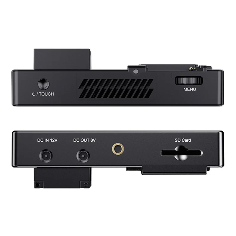 FEELWORLD LUT5E Hochheller 1600nit DSLR-Kamera-Feldmonitor F970 Externes Stromversorgungs- und Installationskit
