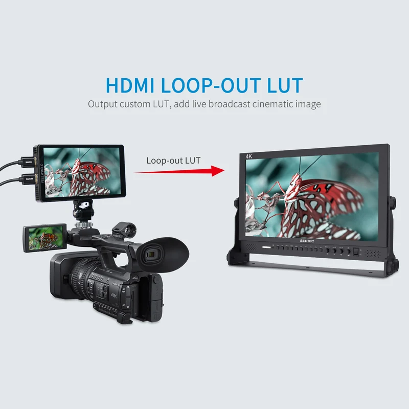 FEELWORLD CUT6 6 Zoll Aufnahmemonitor Feldkamera DSLR USB2.0 Rekorder