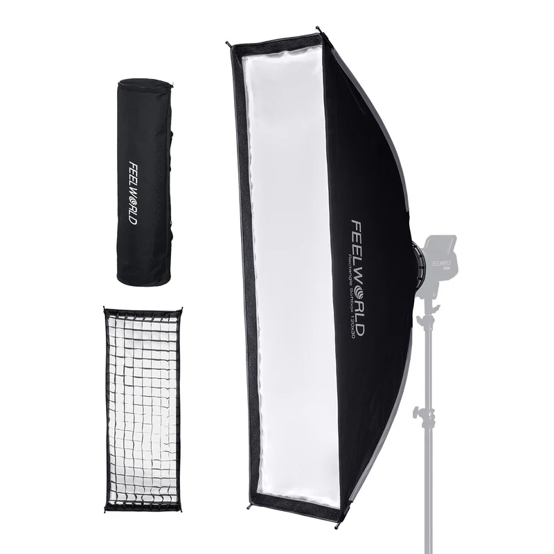 FEELWORLD FSR90 TRAGBARE RECHTECKIGE SOFTBOX,60x90CM FÜR BOWENS MOUNT VIDEO STUDIO LIGHT