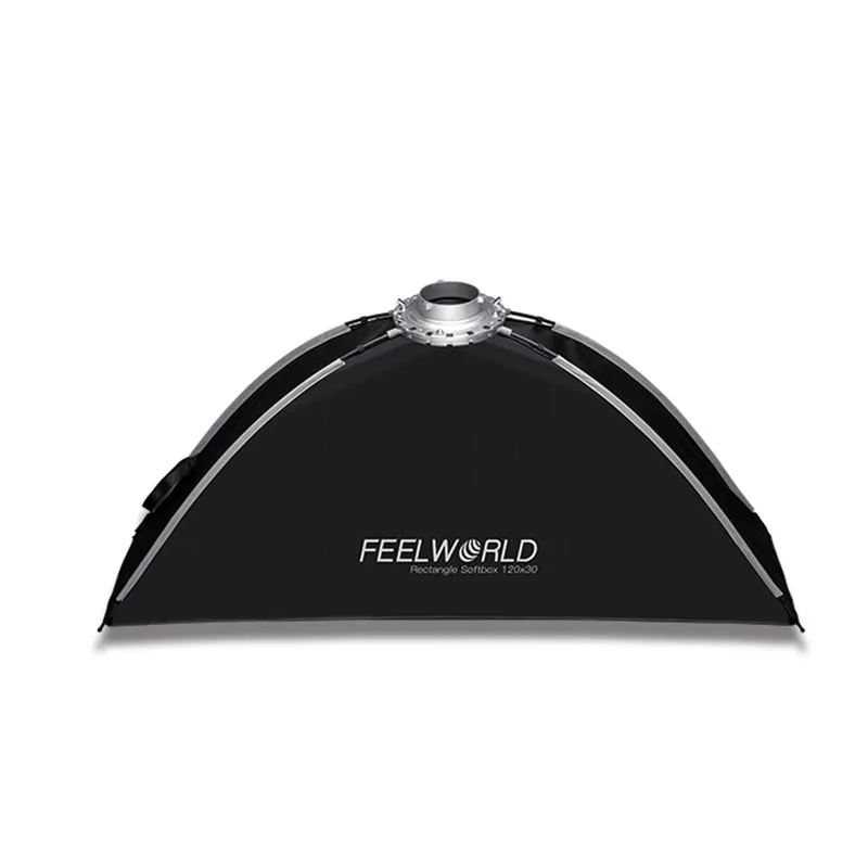 FEELWORLD FSR120 TRAGBARE RECHTECKIGE SOFTBOX 30x120CM FÜR BOWENS MOUNT VIDEO STUDIO LIGHT