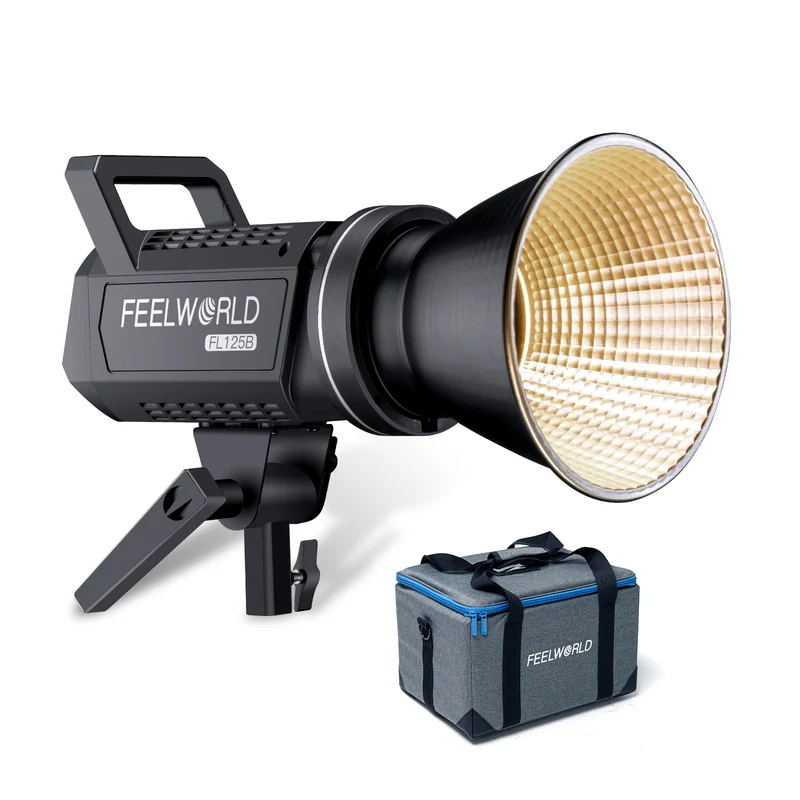 FEELWORLD FL125B 125W Videostudioleuchte mit 2700K~6500K zweifarbiger Dauerbeleuchtung