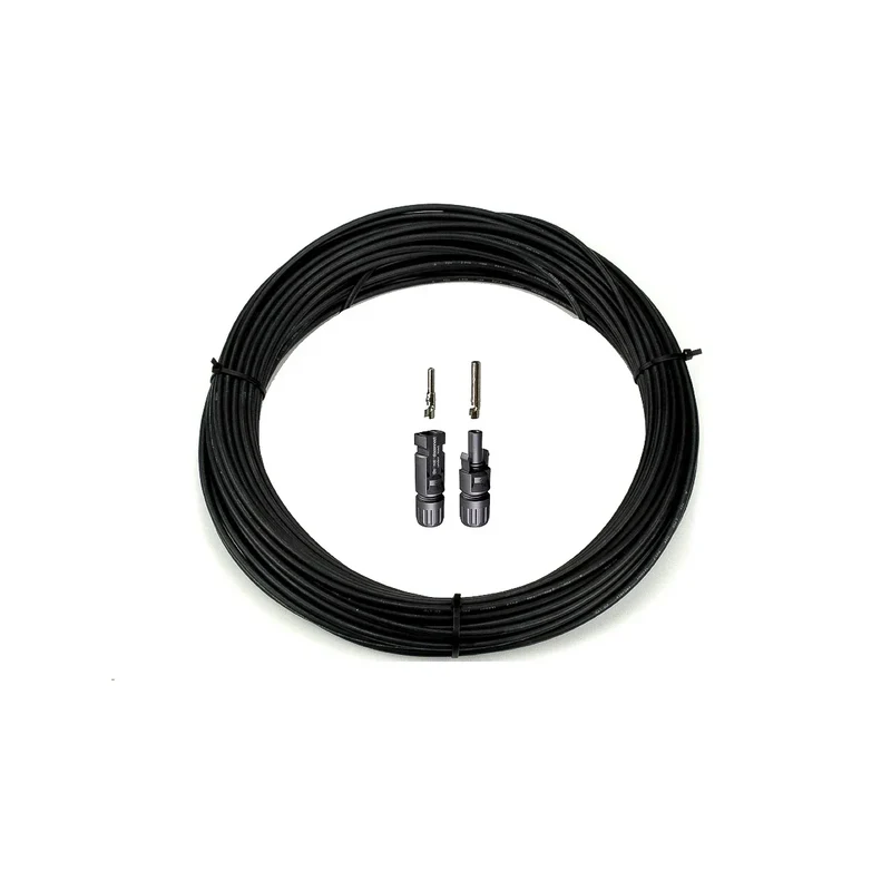 4mm² Solarkabel (L) + MC4 Stecker Set lose (20 Meter)