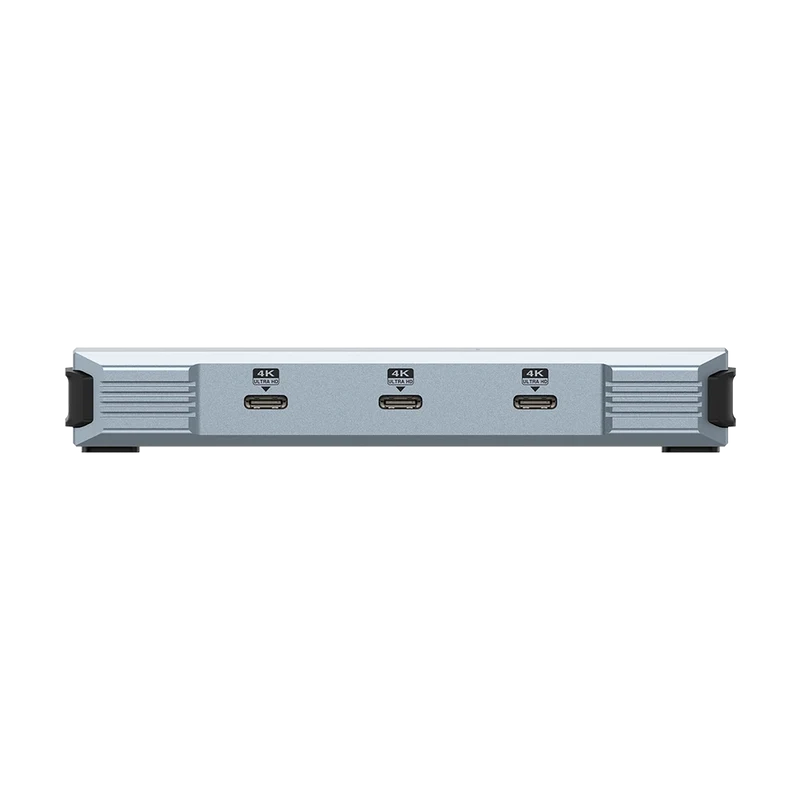 UHub Power X3 - 3-in-1-Dockingstation mit USB-C-Anschluss für drei 4K-Monitore mit 60 Hz für Windows