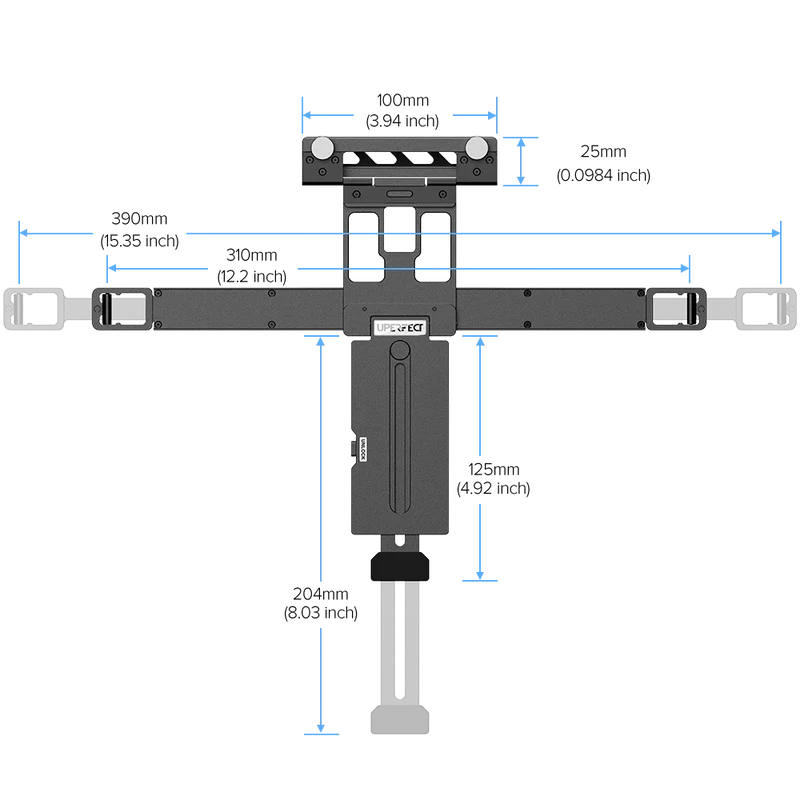 UStand Air S1 - Schwebender, stapelbarer, tragbarer Monitorständer für flexible Dual-Screen-Konfigurationen