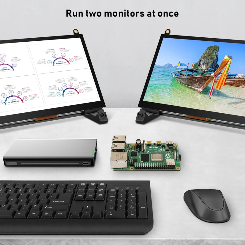 UPi B2 – Raspberry Pi 7-Zoll-Touchscreen-HDMI-Monitor | UPERFECT UPi
