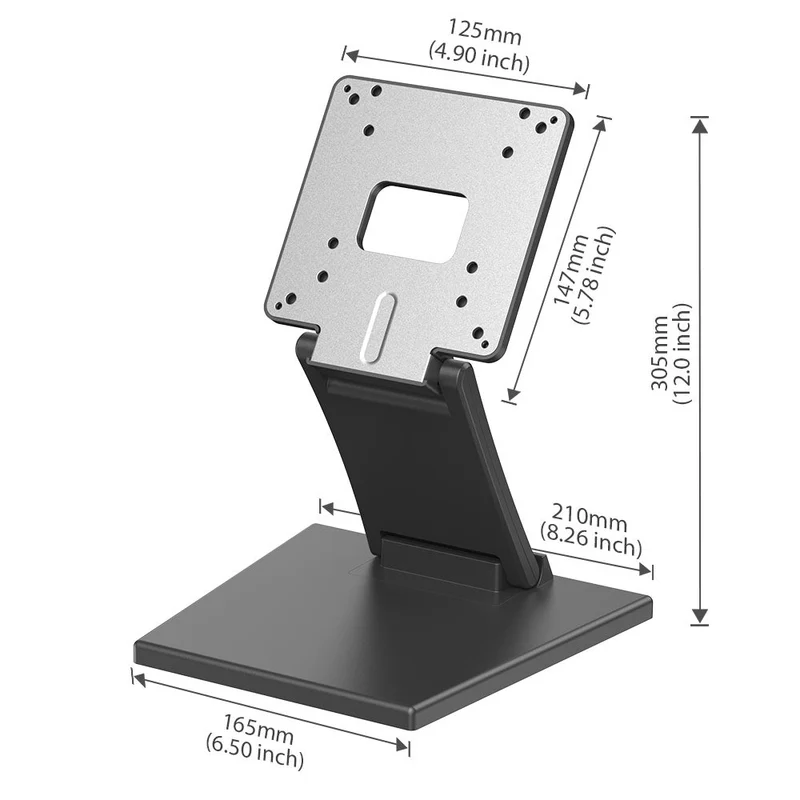 UStand - Höhenverstellbar Monitor Stand PC Desktop Vesa Halterung
