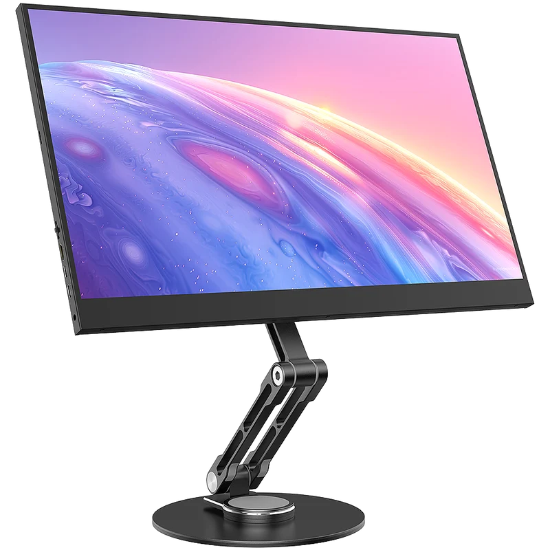 UStand - VESA Halterung Monitor Stand Höhenverstellbar, Multi Winkel Halterung für 12"-19"