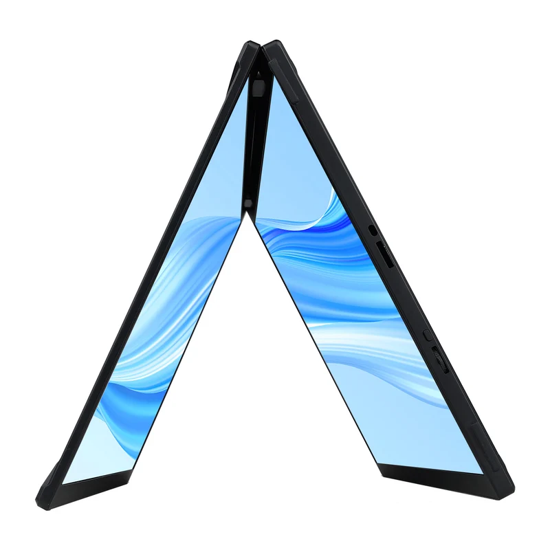 Delta - Klappbarer Monitor Stacked Doppelbildschirme Vesa Stand