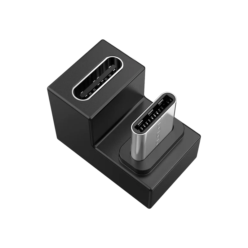 USB C Female to USB Male Adapter Port Type C U-Shape 144hz 4K 10Gbps