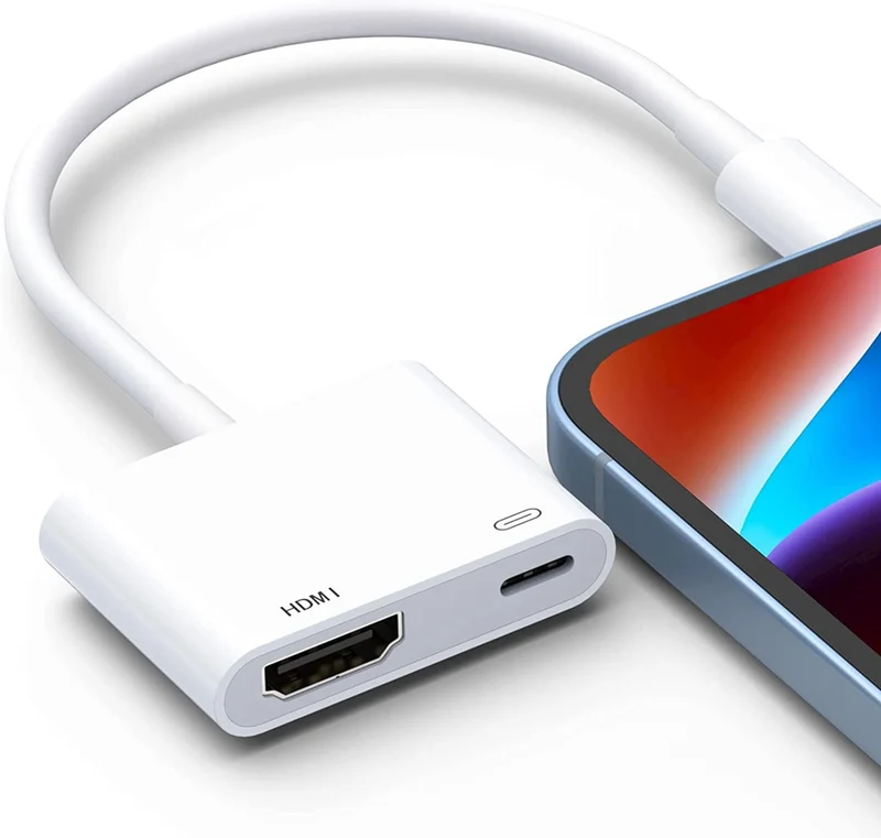 Lightning to HDMI Adapter Sync Screen for iPhone, iPad, iPod