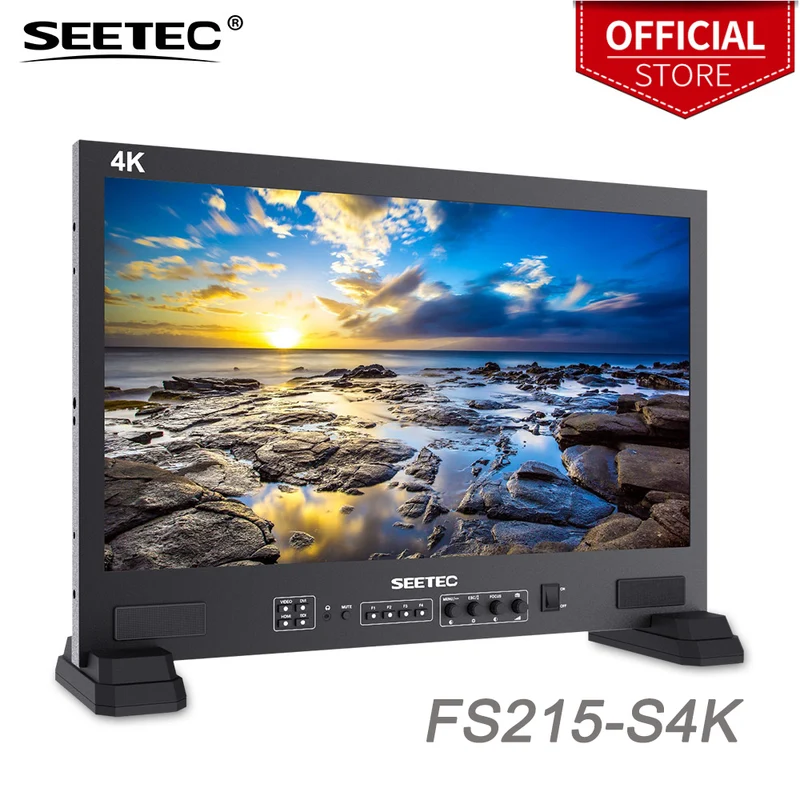 SEETEC FS215-S4K 17.3 Zoll 1920x1080 Broadcast Director Monitor UMD Text Tally Display SDI HDMI