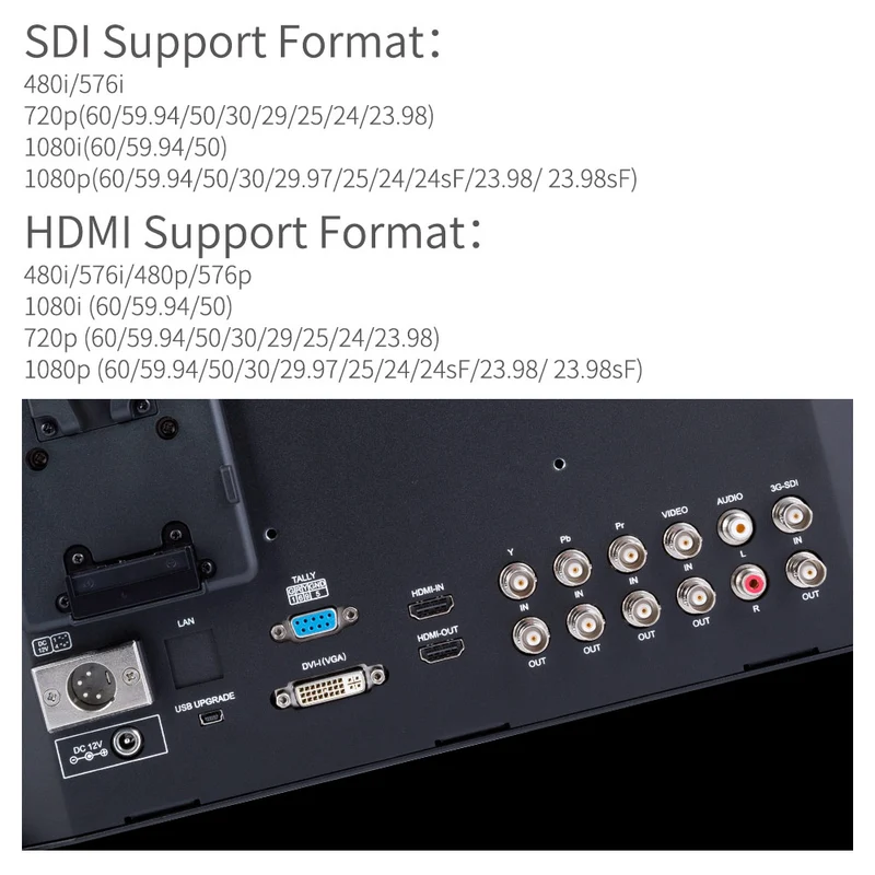 SEETEC P150-3HSD 15 Zoll 1024x768 Broadcast Director Monitor mit Peaking Focus Assist 3G SDI HDMI