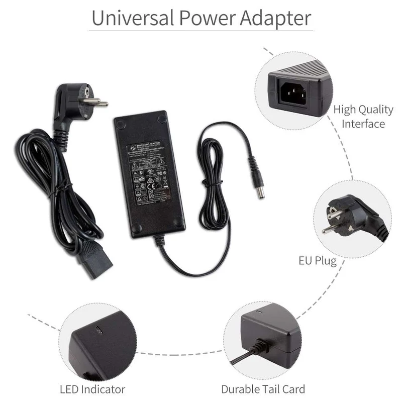 Feelworld DC 12V 3A-Netzteil für Feelworld FW279 FW279S Nur für europäische Norm
