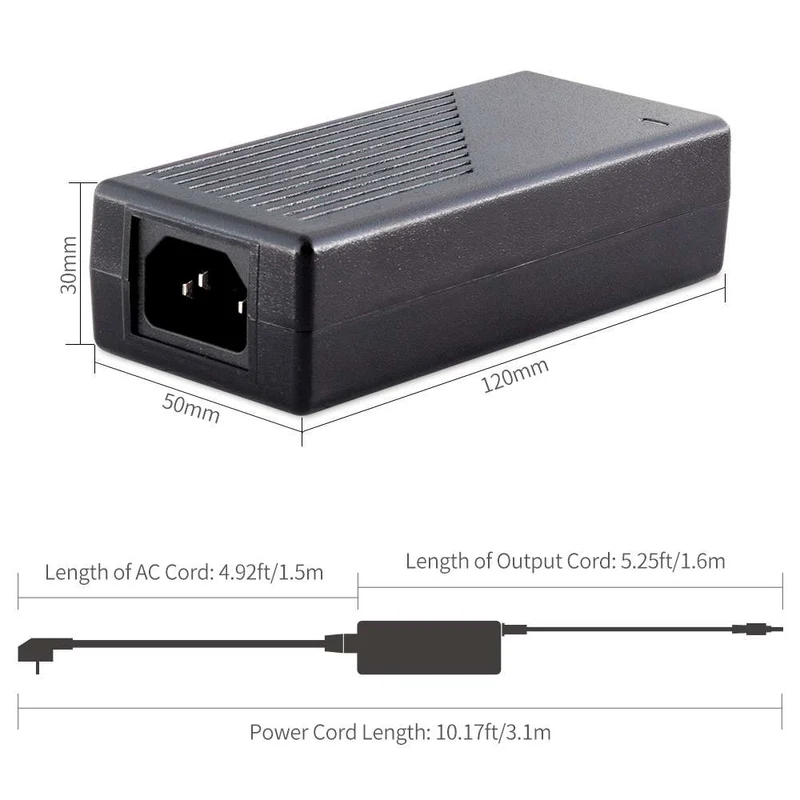Feelworld DC 12V 3A-Netzteil für Feelworld FW279 FW279S Nur für europäische Norm