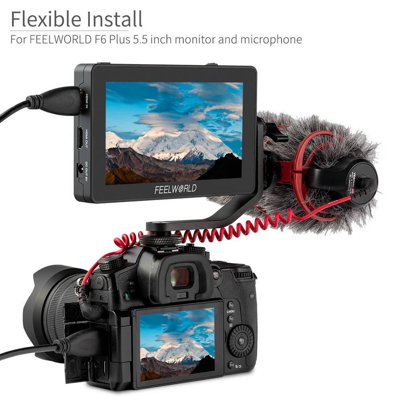 Schwenkarm für FEELWORLD F6 PLUS 5.5 Zoll 3D LUT Touchscreen Kamera Feldmonitor