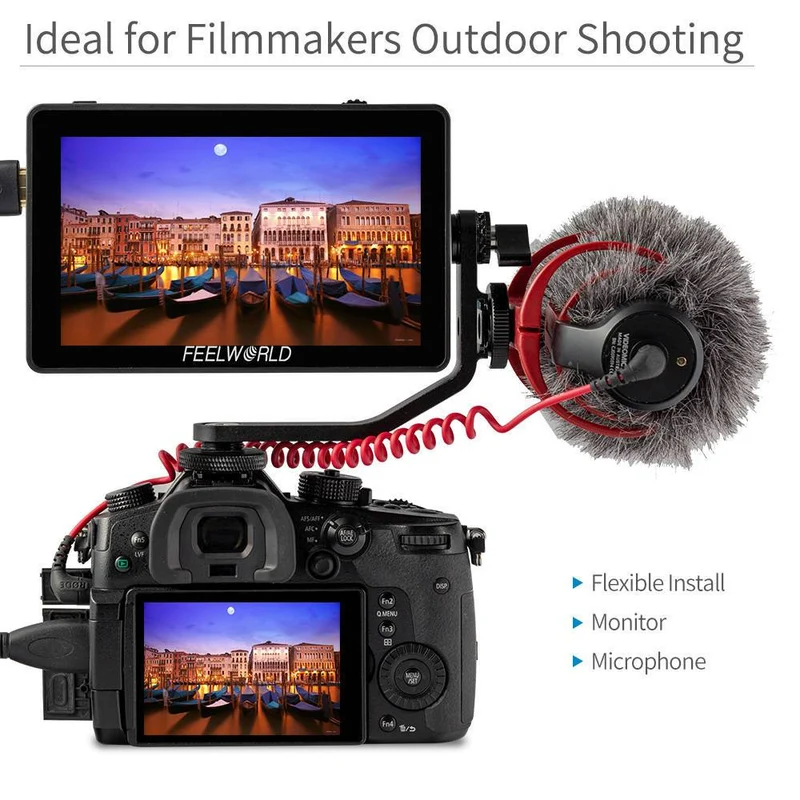 Schwenkarm für FEELWORLD F6 PLUS 5.5 Zoll 3D LUT Touchscreen Kamera Feldmonitor