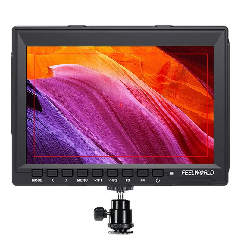 FEELWORLD FW759 7-Zoll-Feldmonitor für DSLR-Kameras, 400 cd/m², HD-Video-Assist, IPS, 1280 x 800, 4K, HDMI
