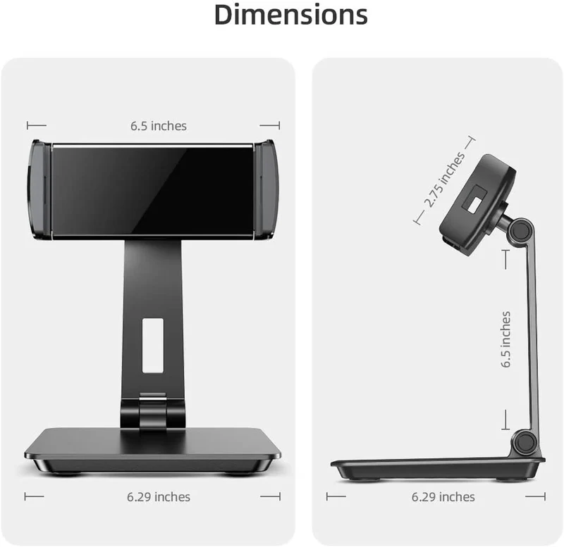 Tragbarer Monitorständer & Halterung 5,9"-9,56" verstellbar