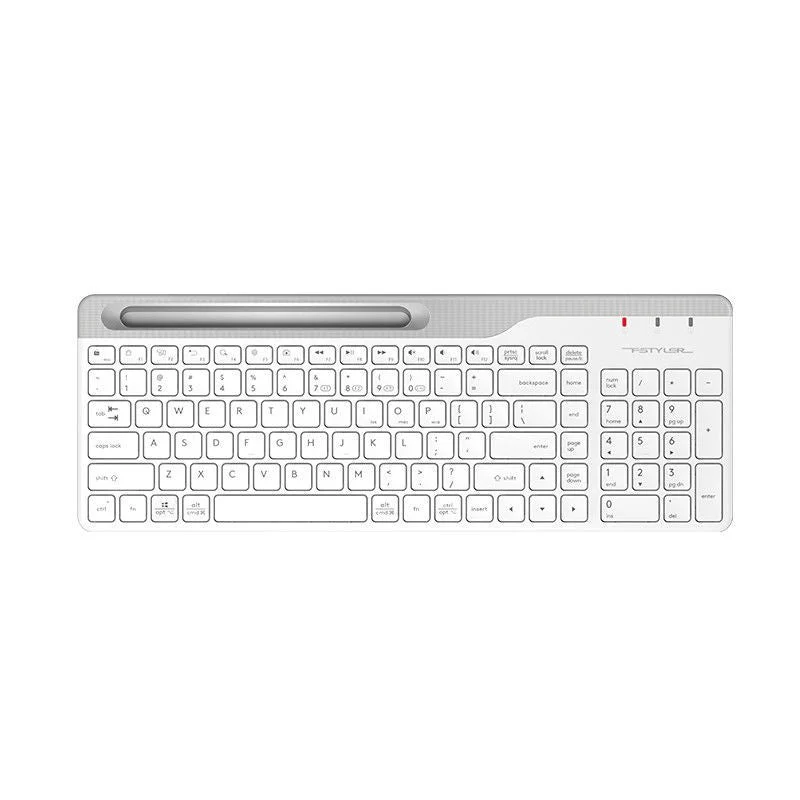 UPERFECT 15.6 Zoll Wireless Bluetooth Keyboard Full Size Four Devices Switch
