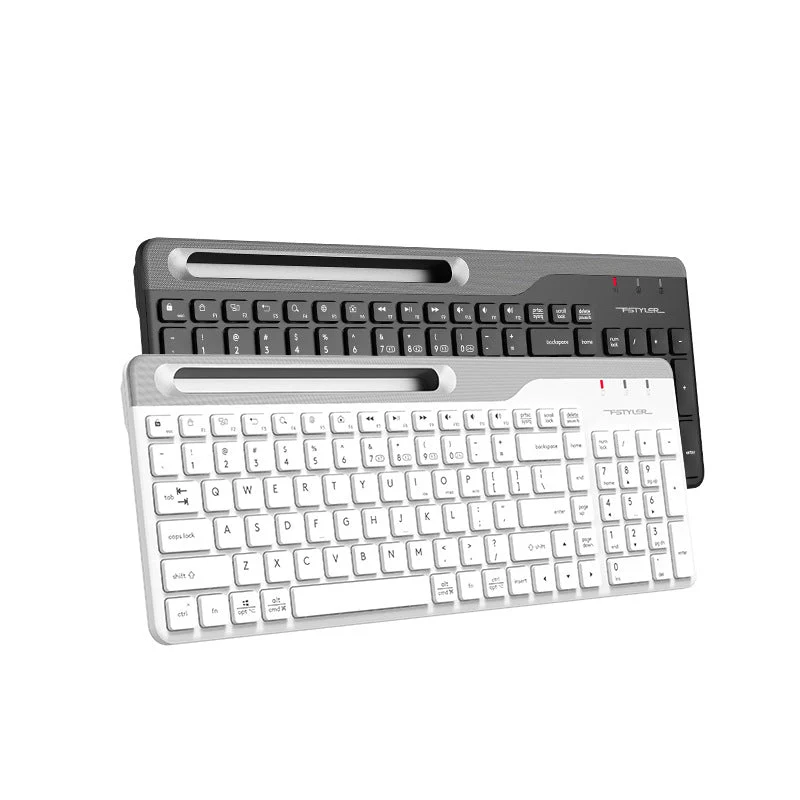 UPERFECT 15.6 Zoll Wireless Bluetooth Keyboard Full Size Four Devices Switch