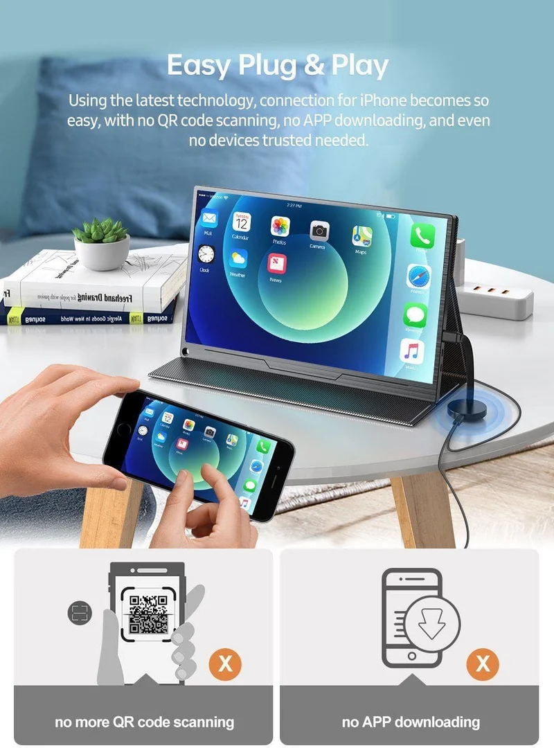 UAdapter - Miracast iPhone, Android, Universal-Dongle