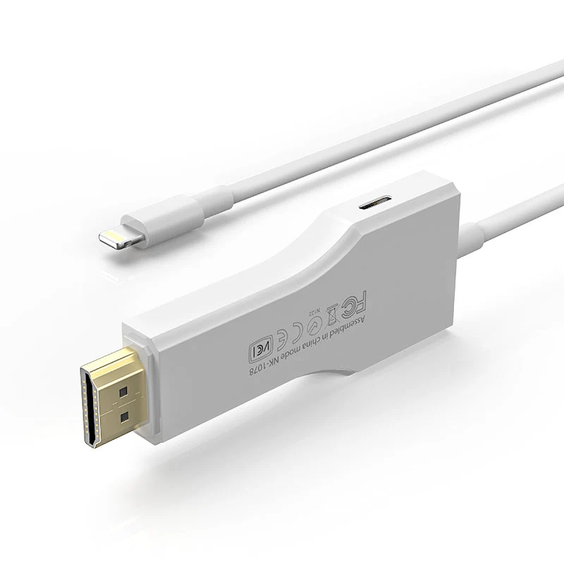 iPhone Lightning auf HDMI Kabel für TV Monitor Projektor