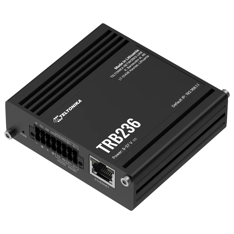 TRB236 Industrial LTE 450 IoT Gateway mit 10/100MBit, RS232/485 & I/O