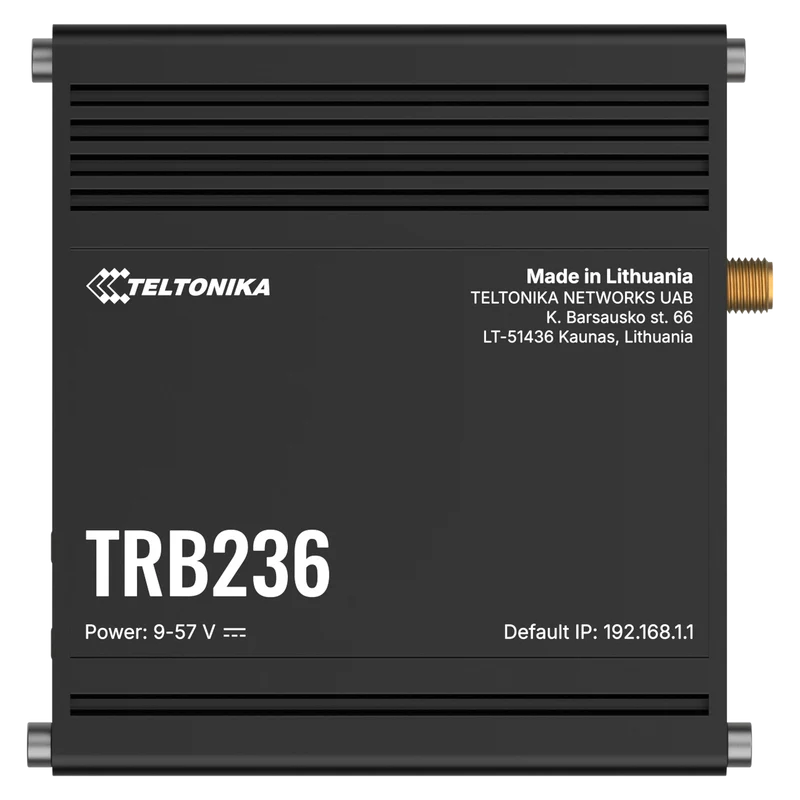 TRB236 Industrial LTE 450 IoT Gateway mit 10/100MBit, RS232/485 & I/O