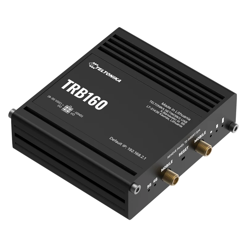 TRB160 Industrial 4G/LTE Cat 6 Gateway mit 1x GbE und USB-C