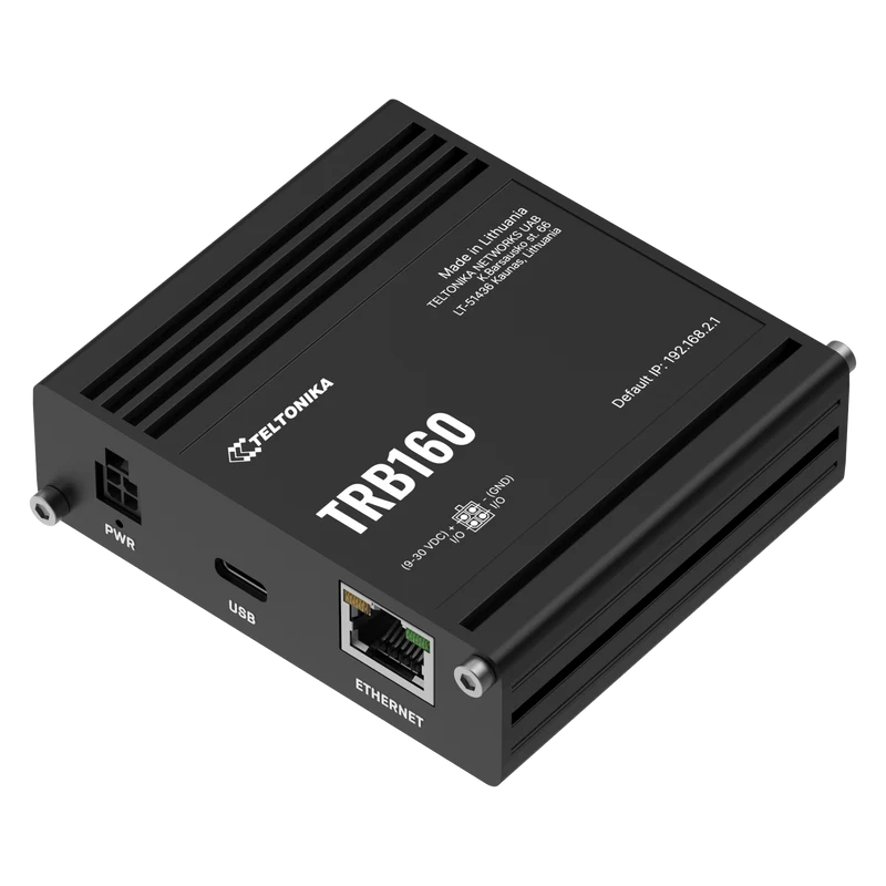 TRB160 Industrial 4G/LTE Cat 6 Gateway mit 1x GbE und USB-C
