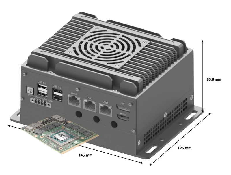 RugCon-RVS-T2FM– Ultra Mini Rugged EDGE Computer mit Intel® 13th/12th Core™ CPU
