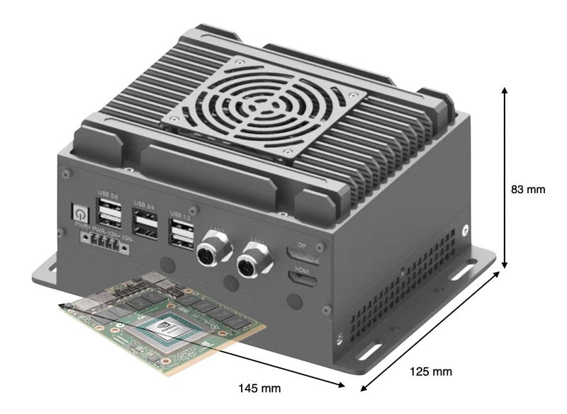 RugCon-RVS-X1FM– Ultra Mini Rugged EDGE Computer mit Intel® 13th/12th Core™ CPU