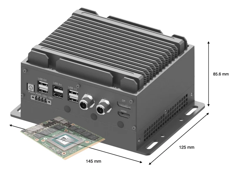 RugCon-RVS-X1M– Ultra Mini Rugged EDGE Computer mit Intel® 13th/12th Core™ CPU